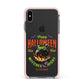 Witch Cauldron Apple iPhone Xs Max Impact Case Pink Edge on Black Phone