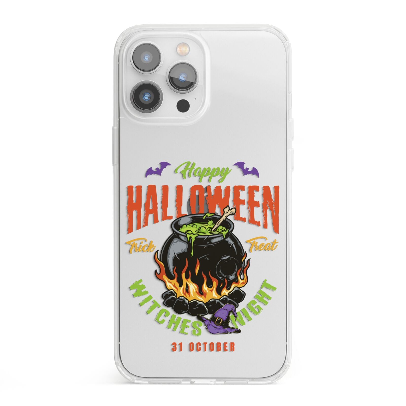 Witch Cauldron iPhone 13 Pro Max Clear Bumper Case