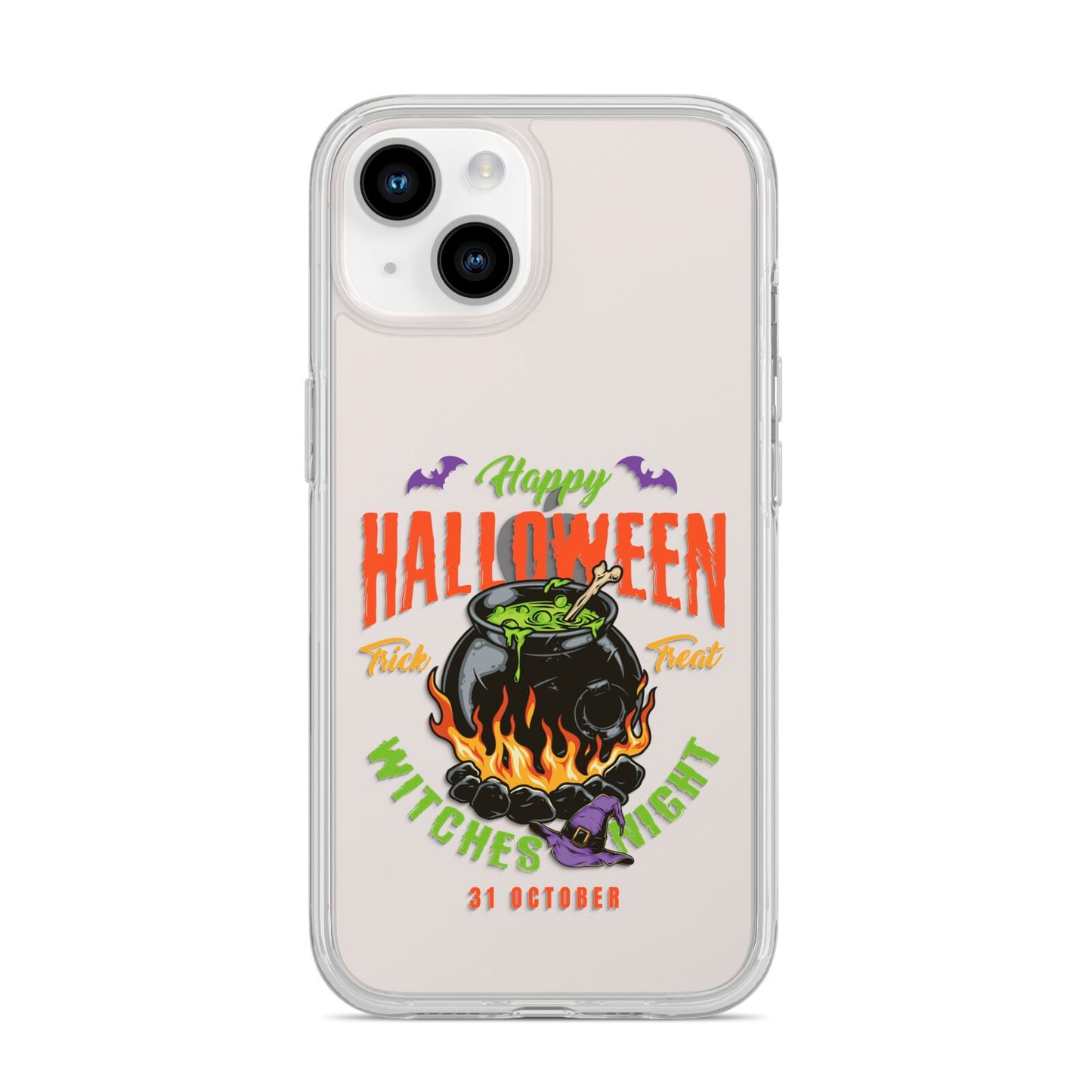 Witch Cauldron iPhone 14 Clear Tough Case Starlight