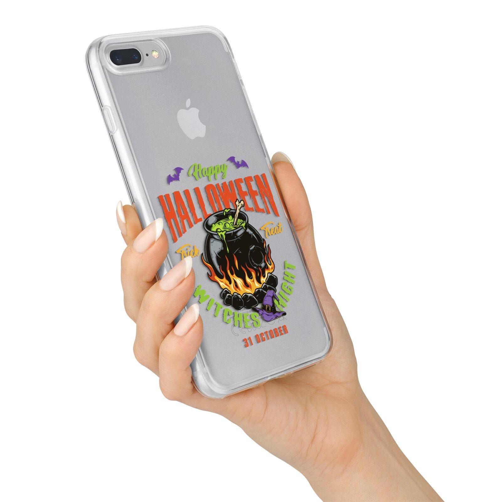 Witch Cauldron iPhone 7 Plus Bumper Case on Silver iPhone Alternative Image