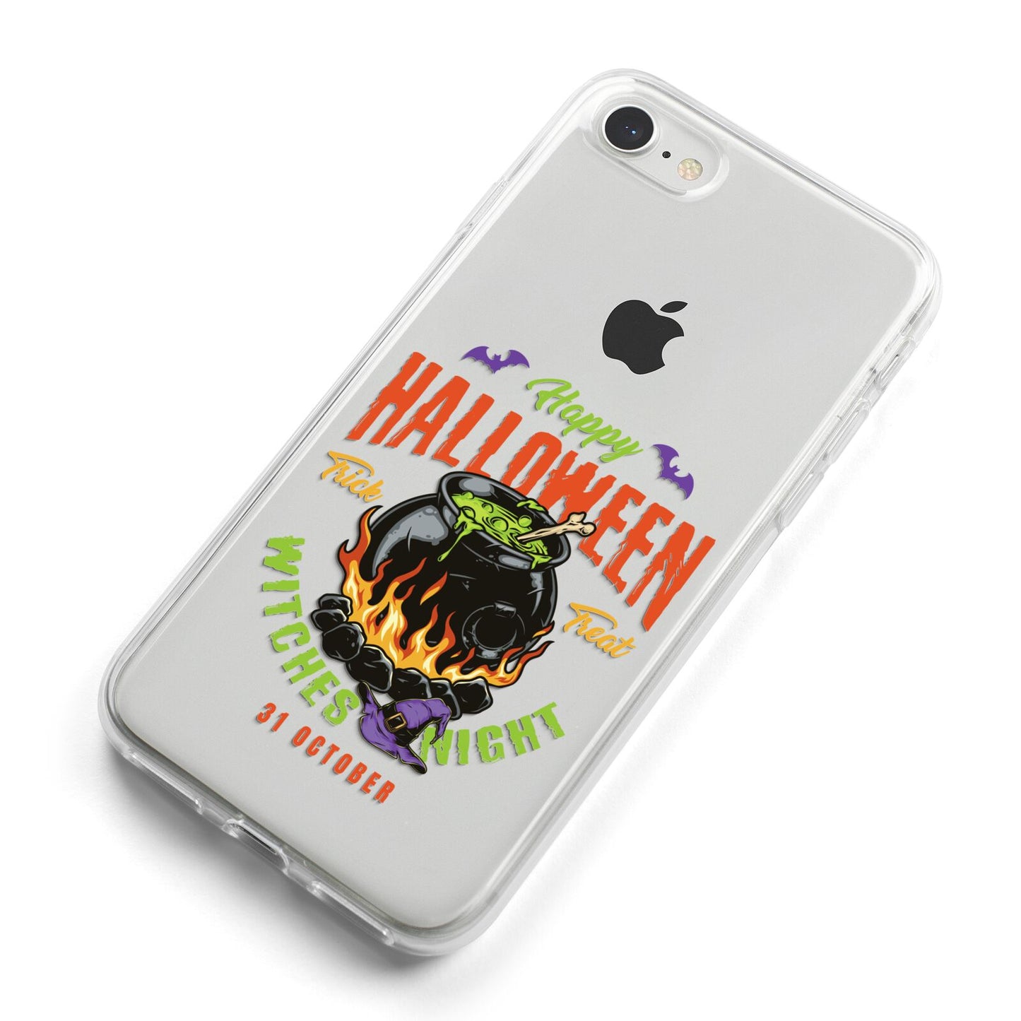 Witch Cauldron iPhone 8 Bumper Case on Silver iPhone Alternative Image