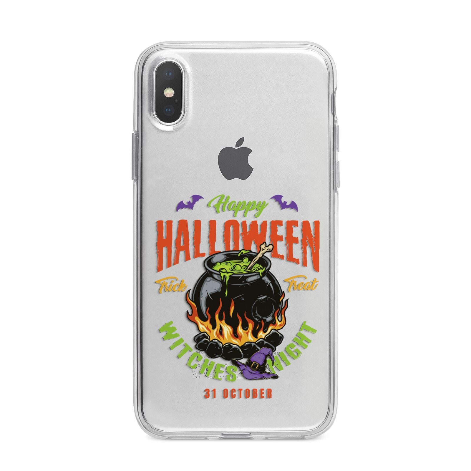 Witch Cauldron iPhone X Bumper Case on Silver iPhone Alternative Image 1
