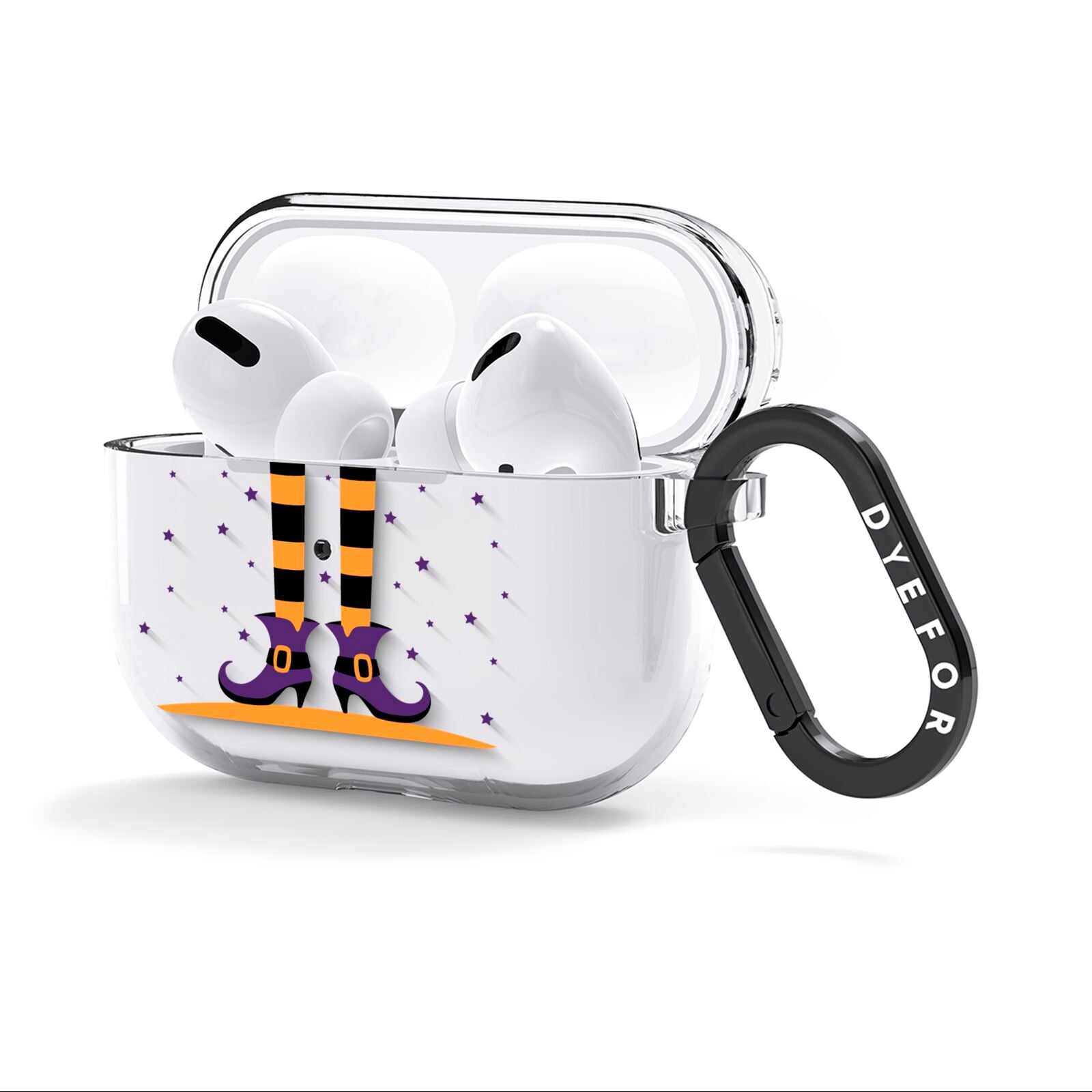 Witch Legs AirPods Clear Case 3rd Gen Side Image