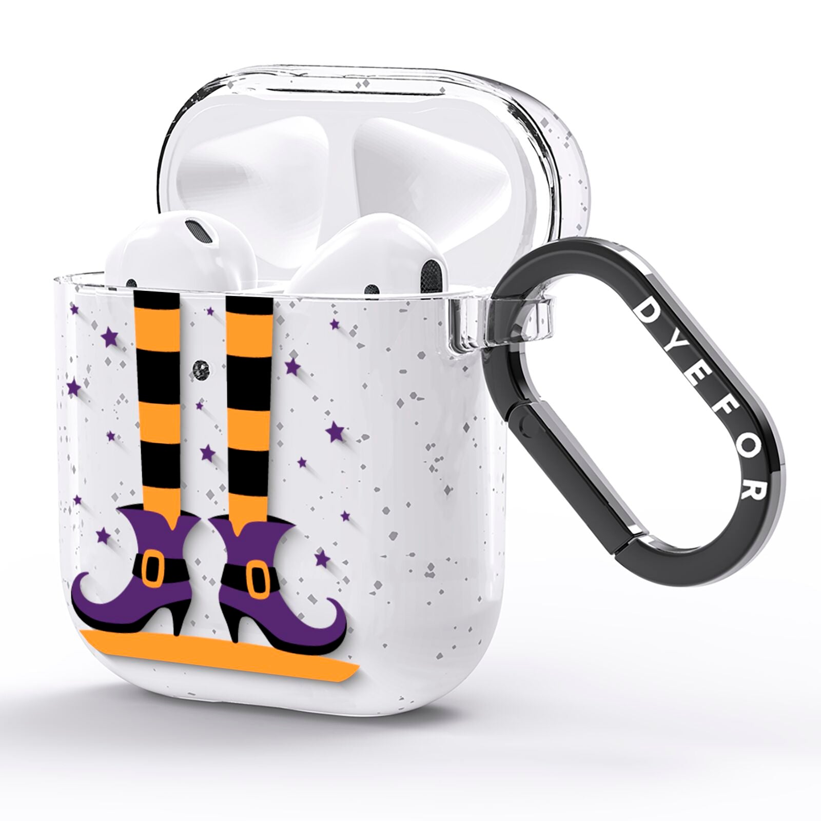 Witch Legs AirPods Glitter Case Side Image
