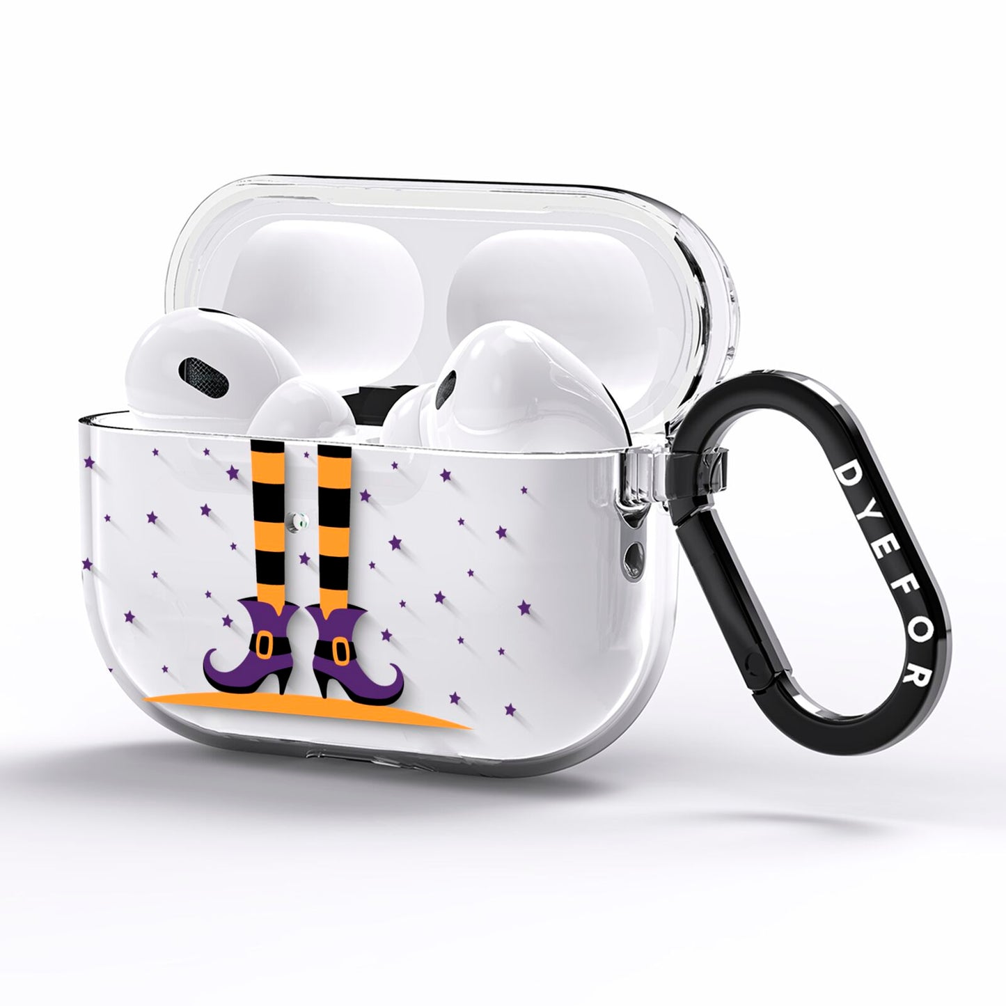 Witch Legs AirPods Pro Clear Case Side Image