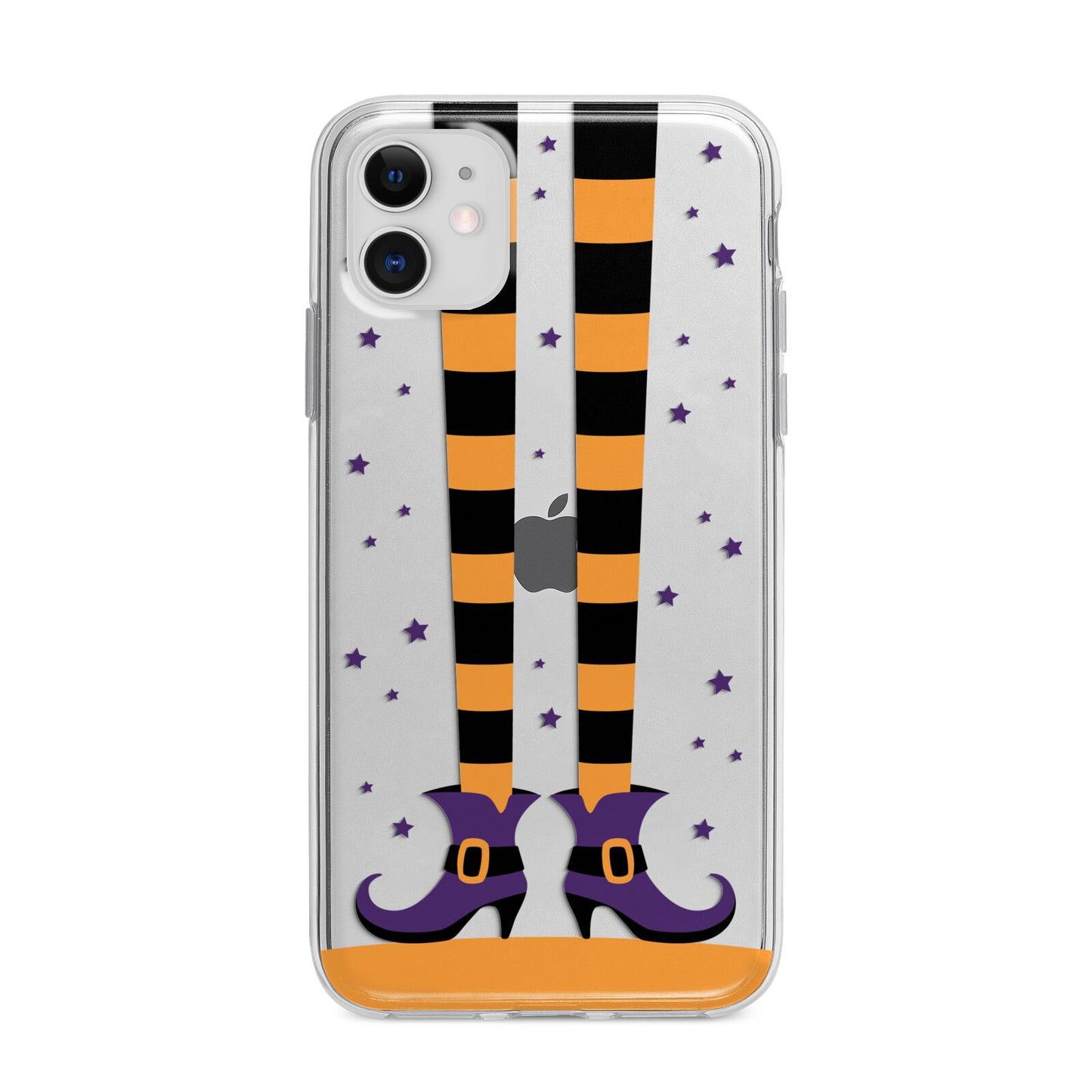 Witch Legs Apple iPhone 11 in White with Bumper Case