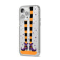 Witch Legs iPhone 14 Pro Max Clear Tough Case Silver Angled Image