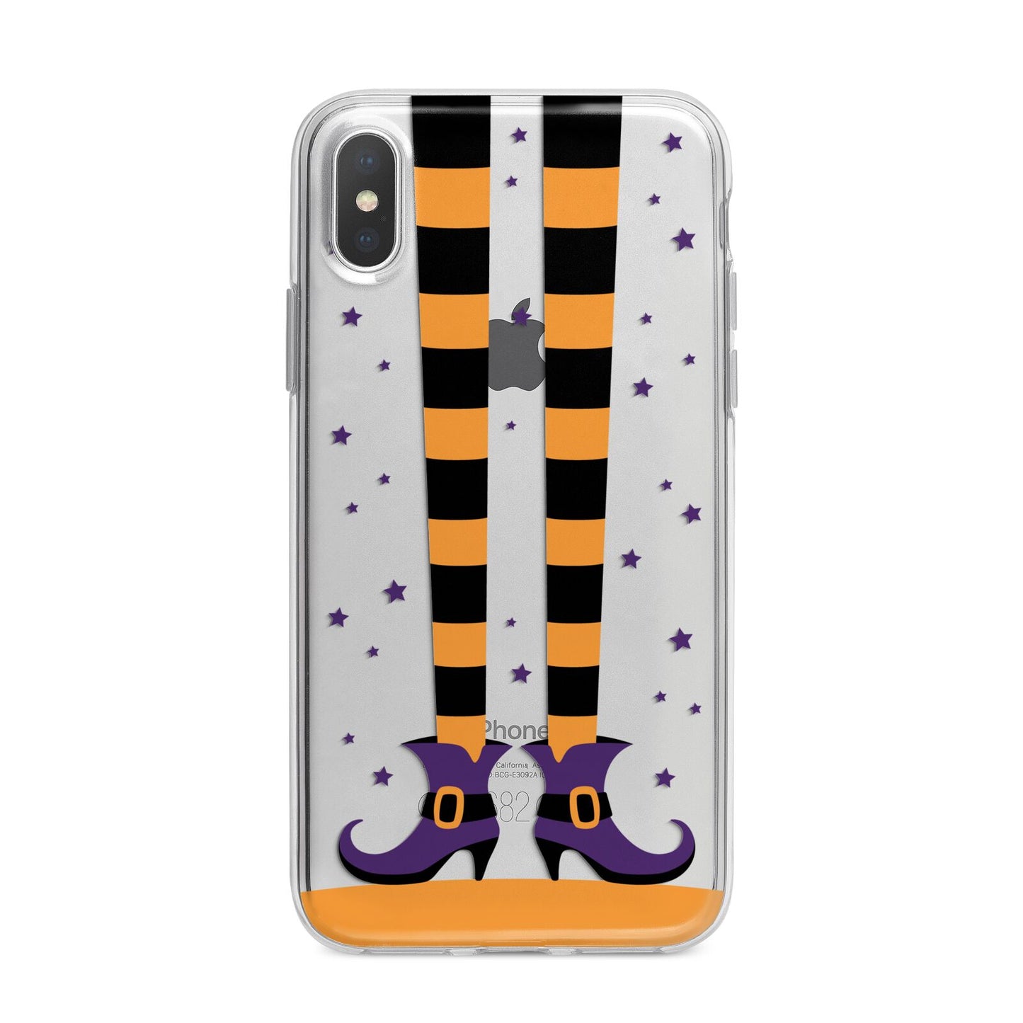 Witch Legs iPhone X Bumper Case on Silver iPhone Alternative Image 1