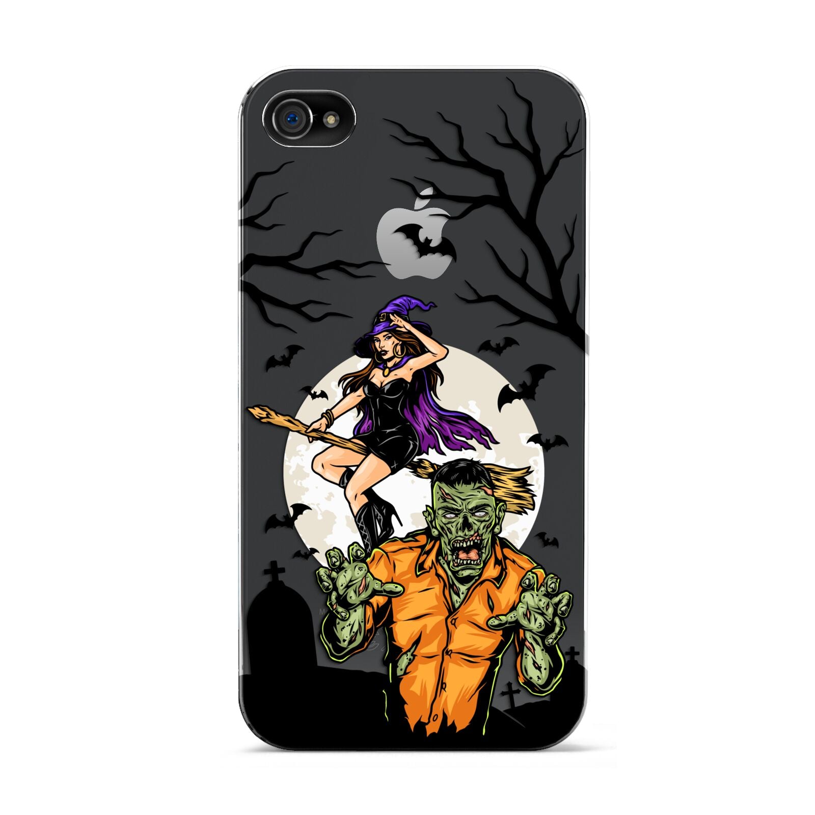 Witch Meets Zombie Apple iPhone 4s Case