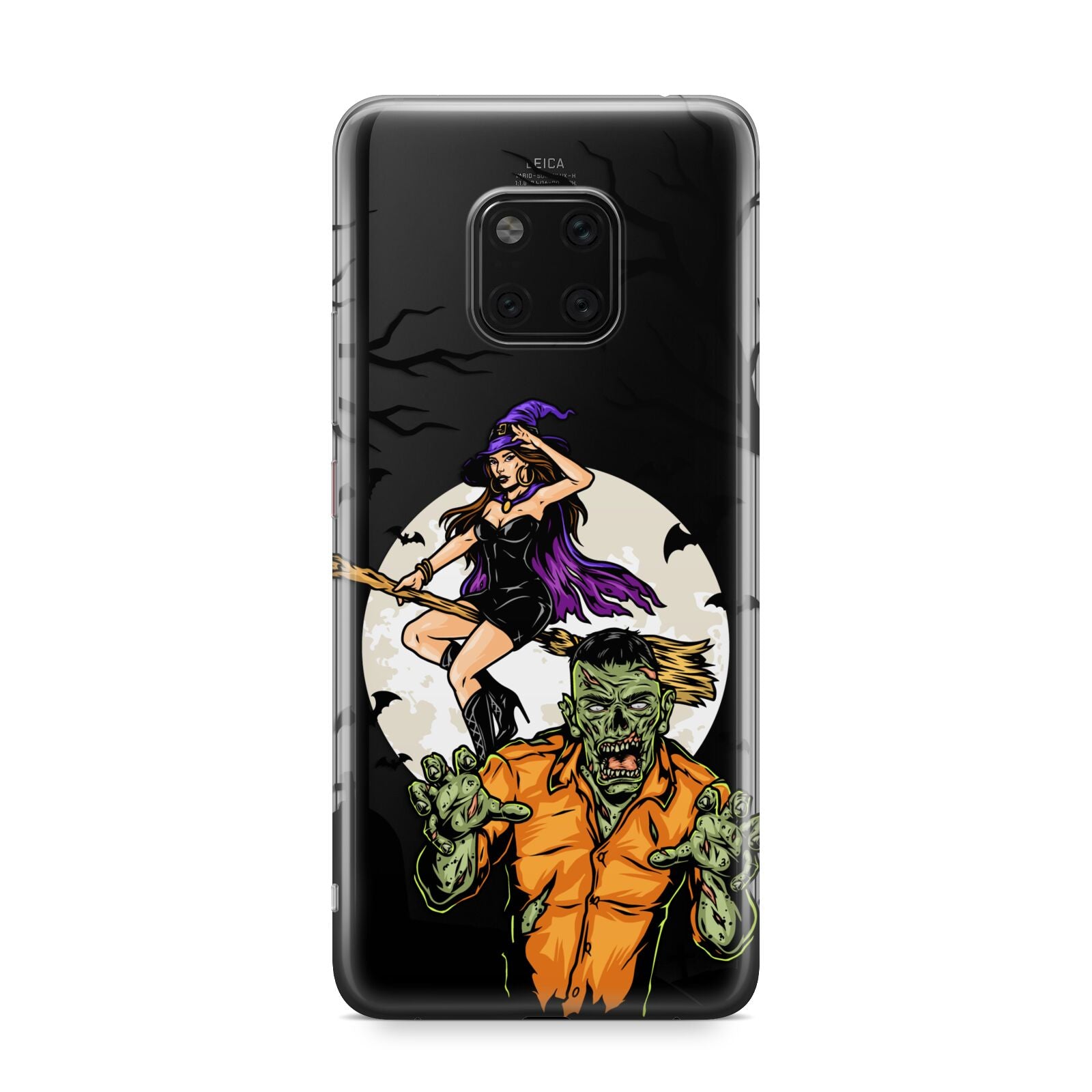 Witch Meets Zombie Huawei Mate 20 Pro Phone Case