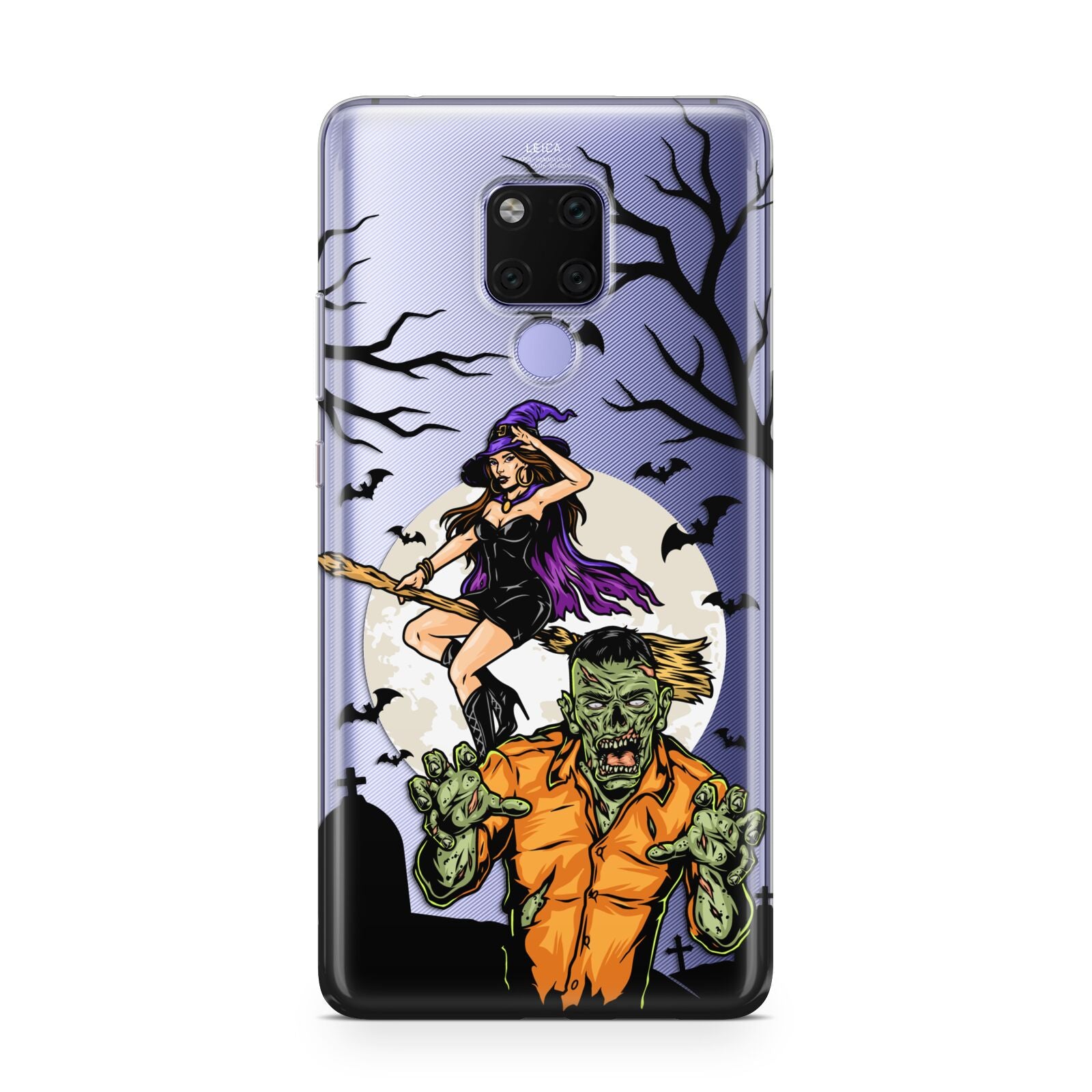 Witch Meets Zombie Huawei Mate 20X Phone Case
