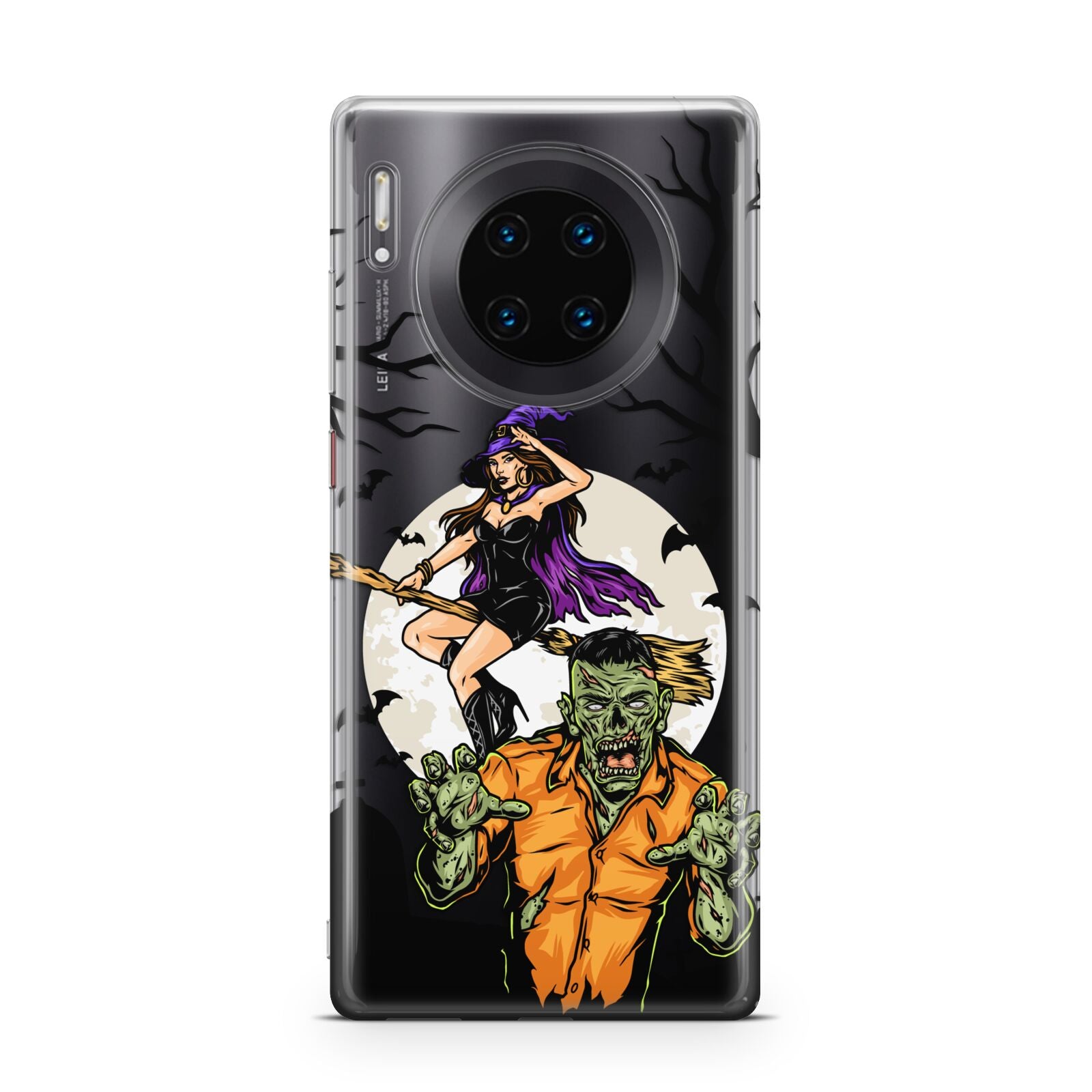 Witch Meets Zombie Huawei Mate 30 Pro Phone Case