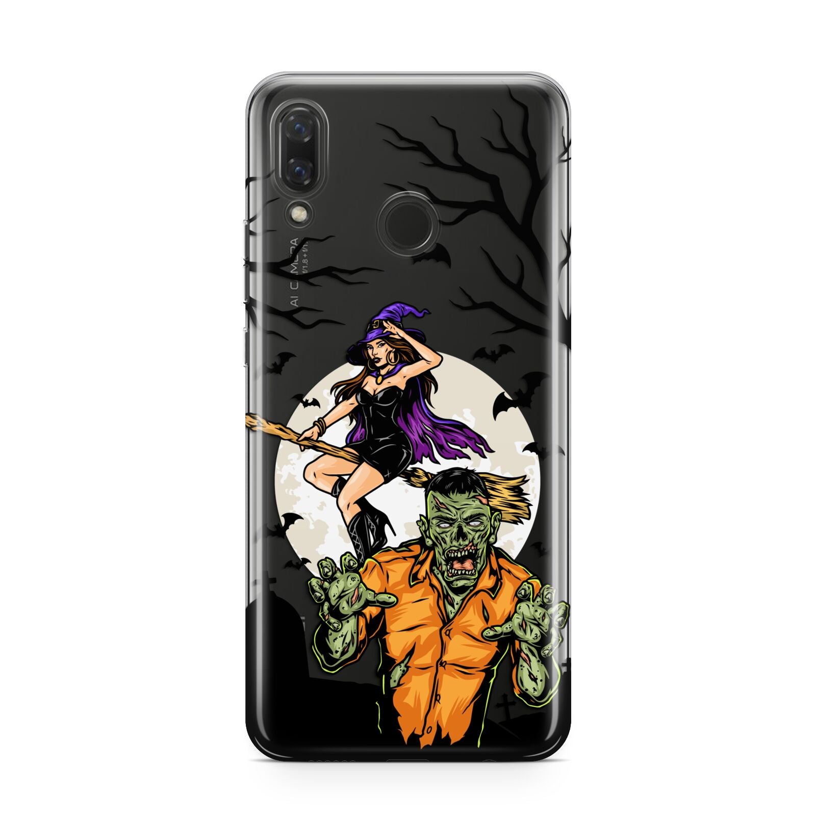 Witch Meets Zombie Huawei Nova 3 Phone Case