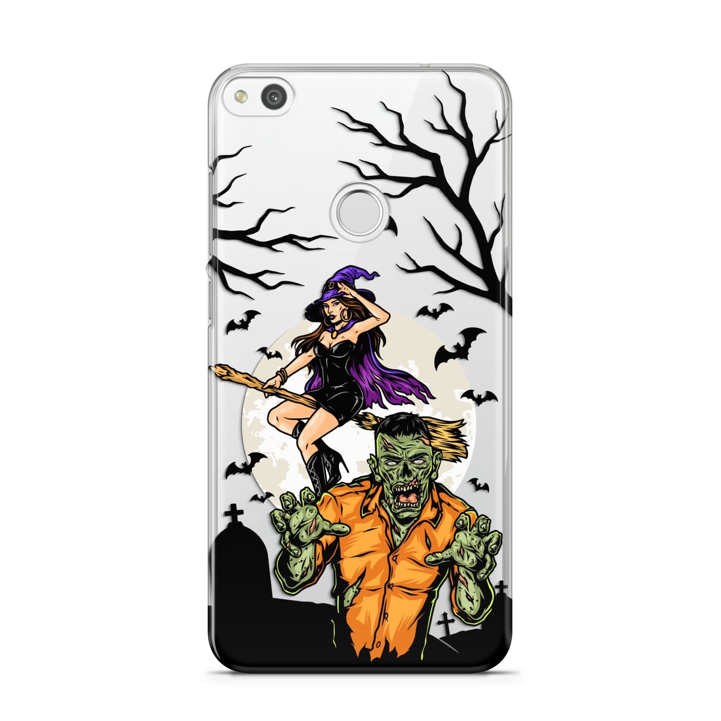 Witch Meets Zombie Huawei P8 Lite Case