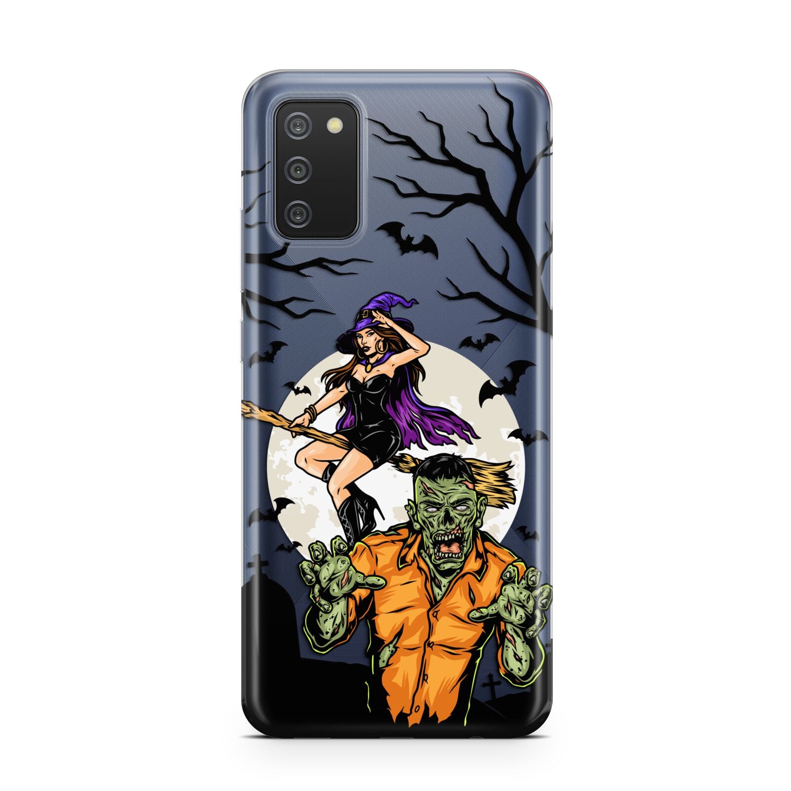 Witch Meets Zombie Samsung A02s Case
