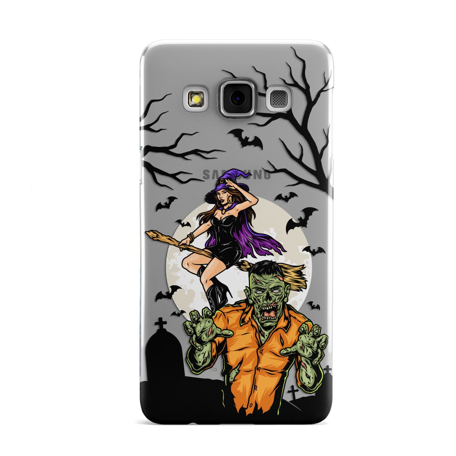 Witch Meets Zombie Samsung Galaxy A3 Case