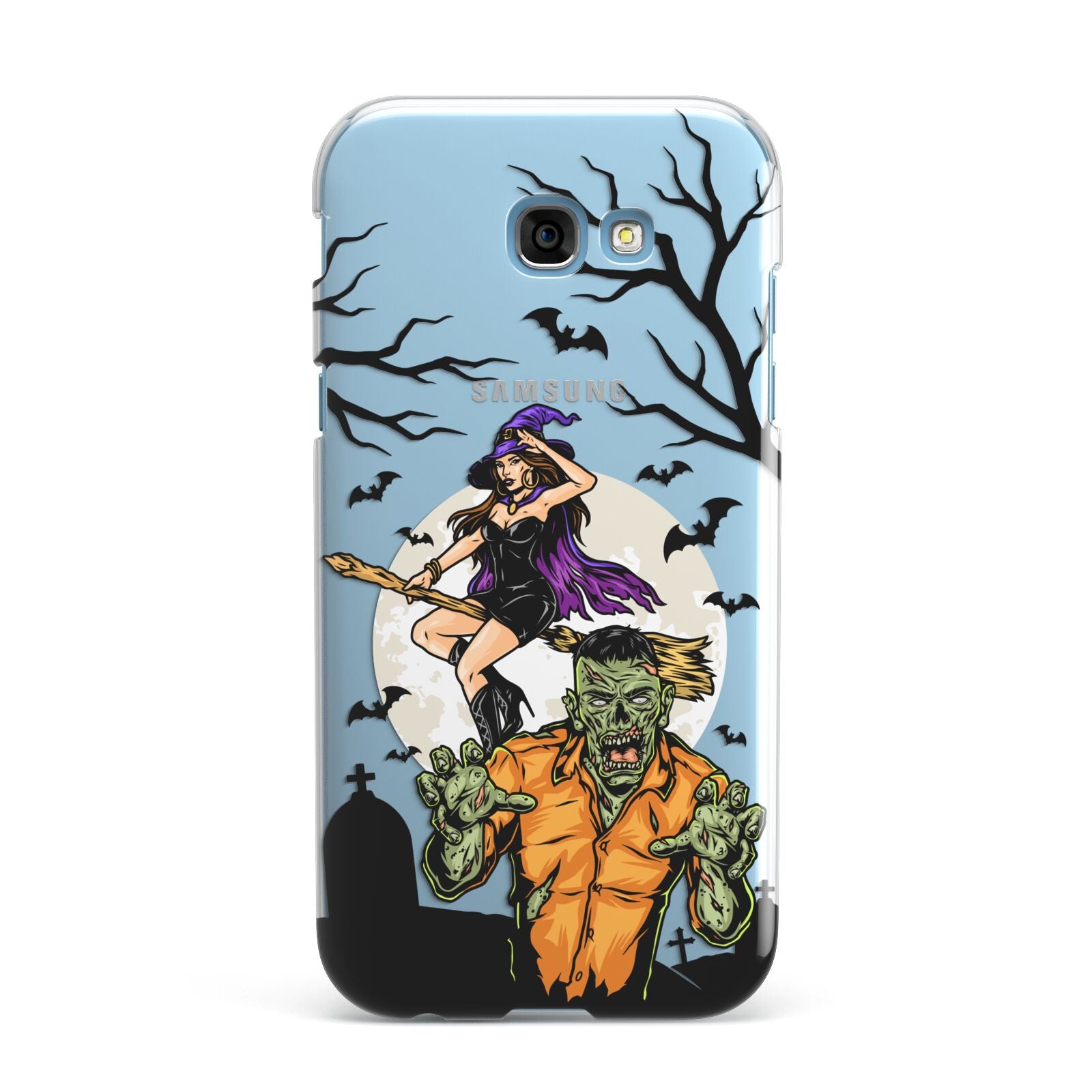 Witch Meets Zombie Samsung Galaxy A7 2017 Case