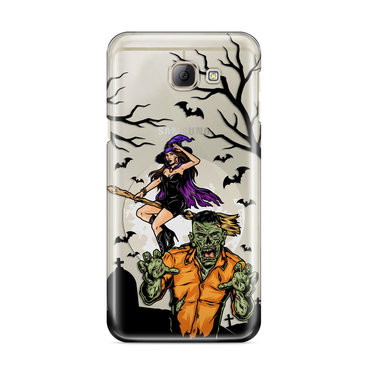 Witch Meets Zombie Samsung Galaxy A8 2016 Case