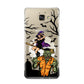 Witch Meets Zombie Samsung Galaxy A9 2016 Case on gold phone