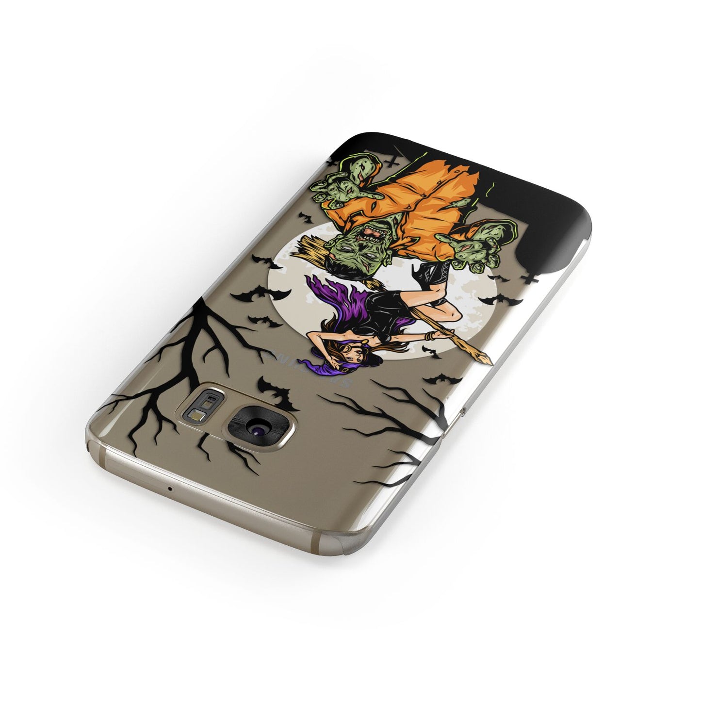 Witch Meets Zombie Samsung Galaxy Case Front Close Up
