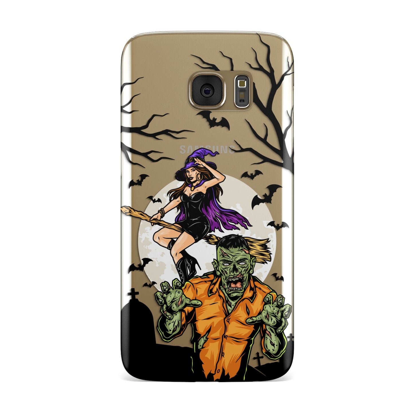 Witch Meets Zombie Samsung Galaxy Case