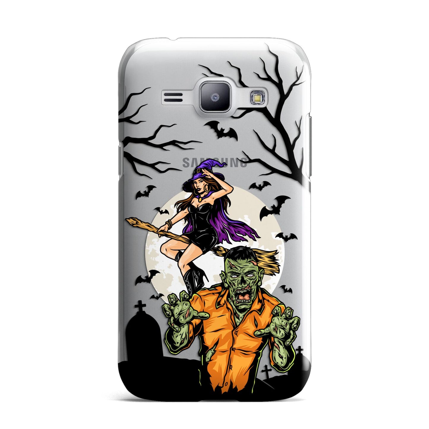 Witch Meets Zombie Samsung Galaxy J1 2015 Case