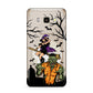Witch Meets Zombie Samsung Galaxy J7 2016 Case on gold phone