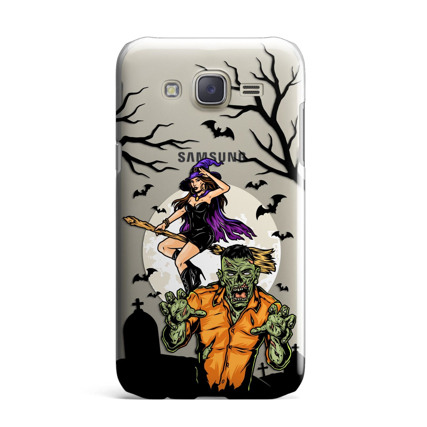 Witch Meets Zombie Samsung Galaxy J7 Case