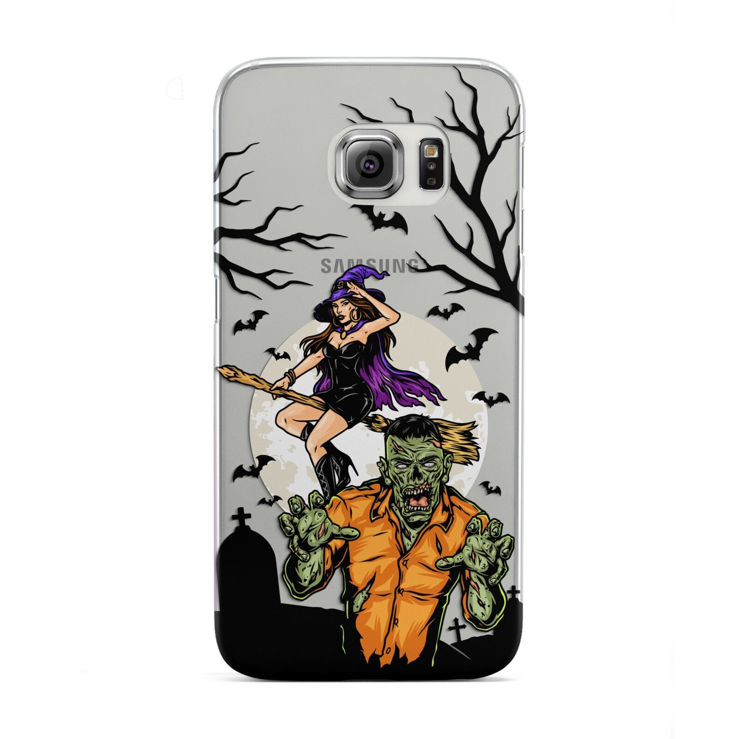 Witch Meets Zombie Samsung Galaxy S6 Edge Case