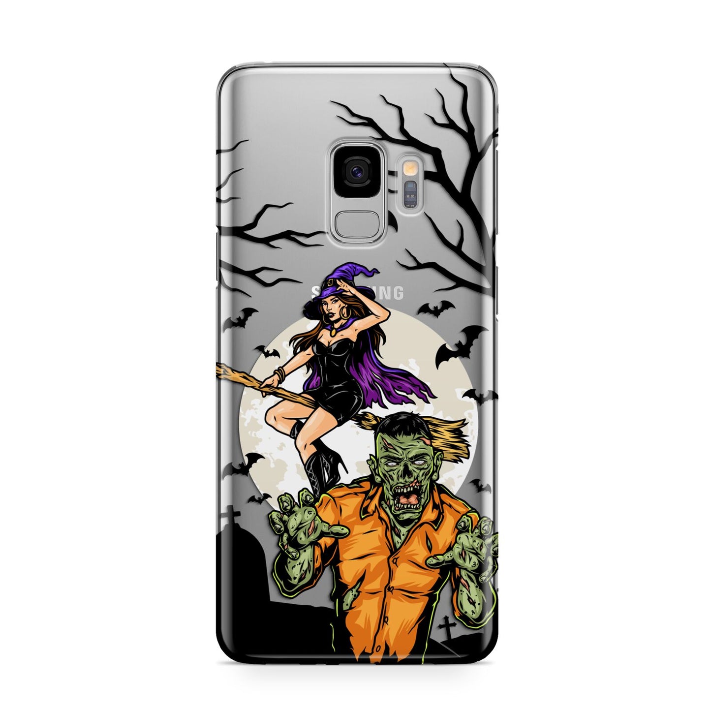 Witch Meets Zombie Samsung Galaxy S9 Case