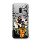 Witch Meets Zombie Samsung Galaxy S9 Plus Case on Silver phone