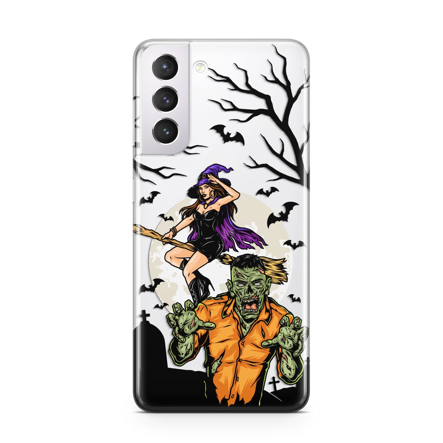 Witch Meets Zombie Samsung S21 Case