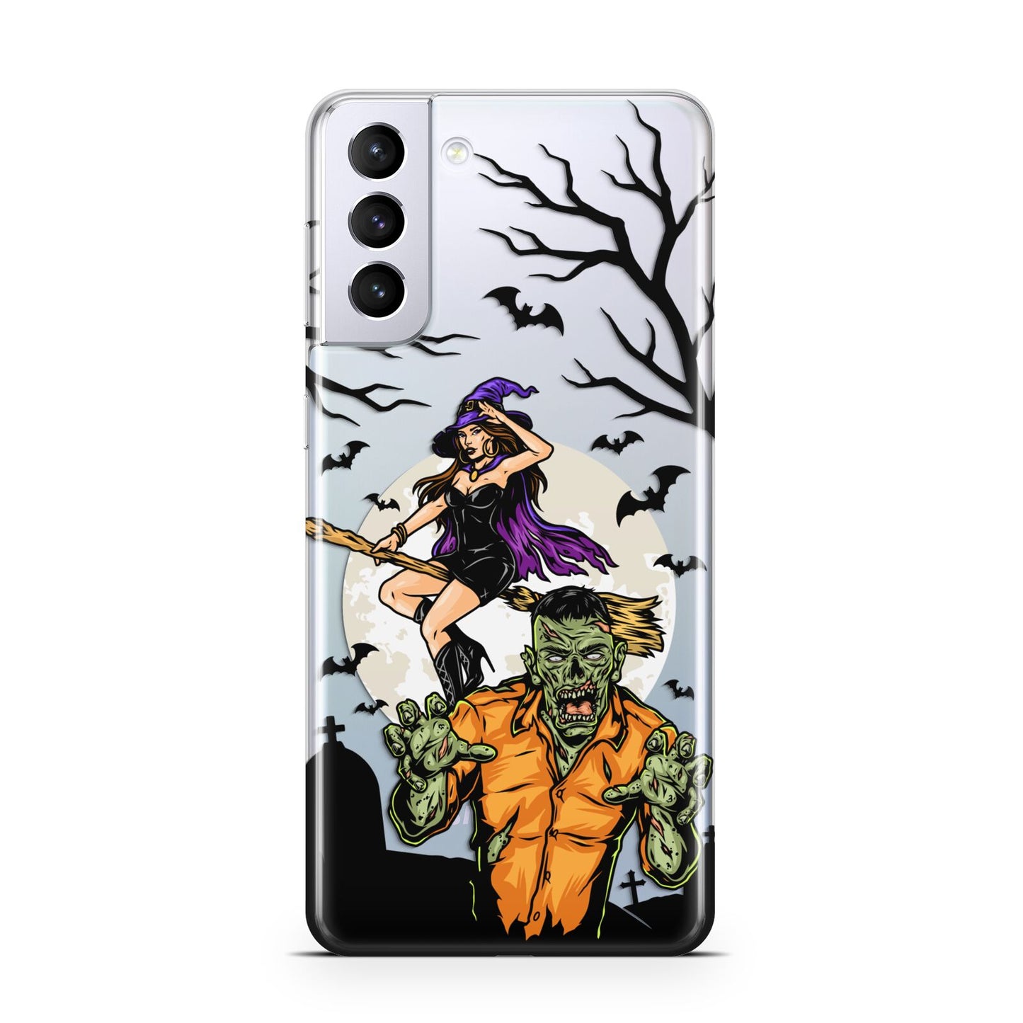 Witch Meets Zombie Samsung S21 Plus Case