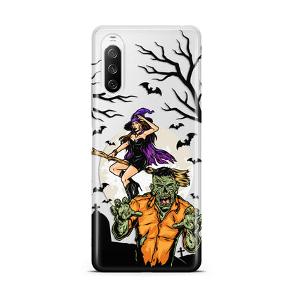 Witch Meets Zombie Sony Xperia 10 III Case