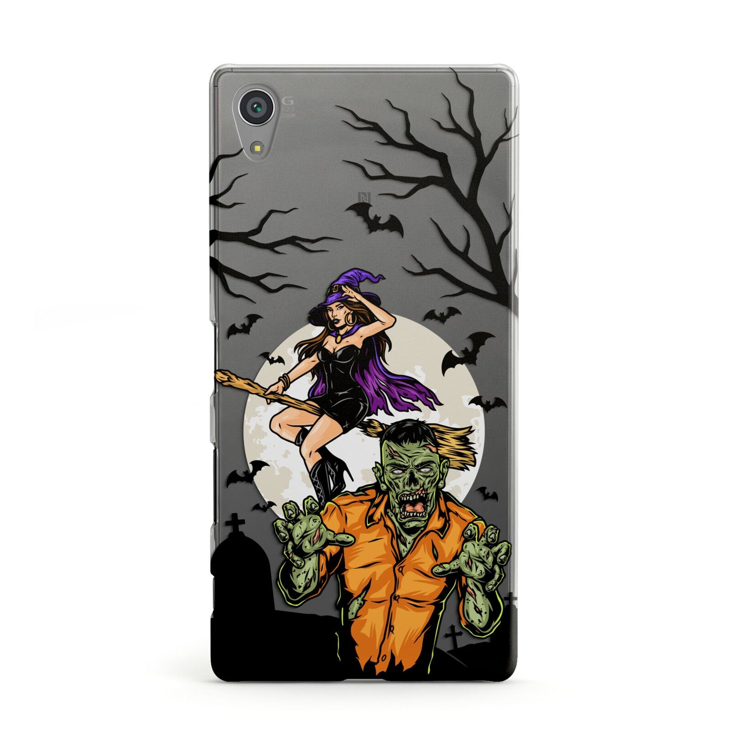 Witch Meets Zombie Sony Xperia Case