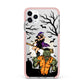 Witch Meets Zombie iPhone 11 Pro Max Impact Pink Edge Case