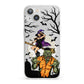 Witch Meets Zombie iPhone 13 Clear Bumper Case