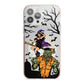 Witch Meets Zombie iPhone 13 Pro Max TPU Impact Case with Pink Edges