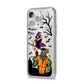 Witch Meets Zombie iPhone 14 Pro Max Glitter Tough Case Silver Angled Image