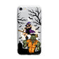 Witch Meets Zombie iPhone 7 Bumper Case on Silver iPhone