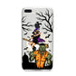 Witch Meets Zombie iPhone 8 Plus Bumper Case on Silver iPhone