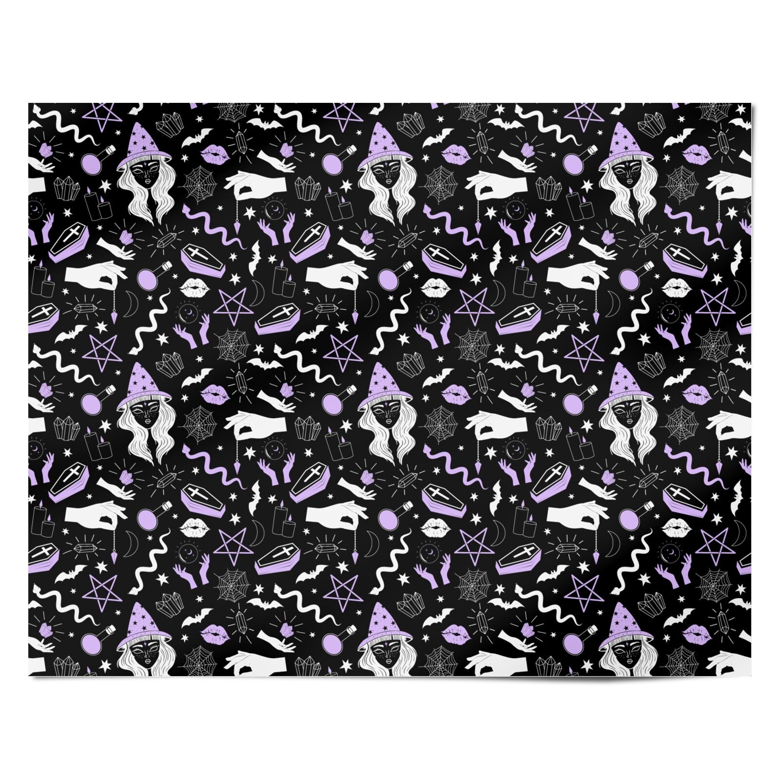 Witch Personalised Wrapping Paper Alternative