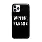 Witch Please Apple iPhone 11 Pro in Silver with Bumper Case