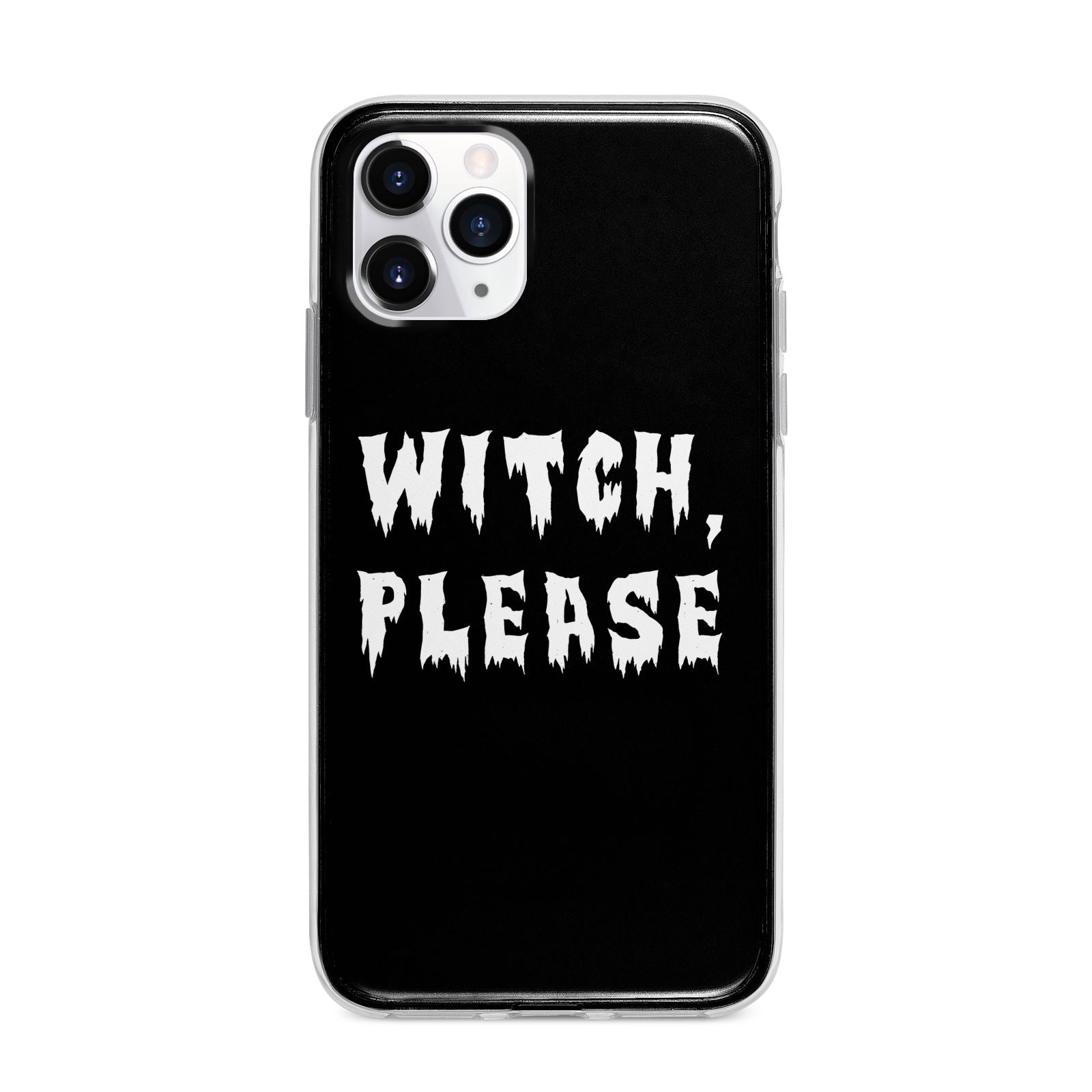 Witch Please Apple iPhone 11 Pro in Silver with Bumper Case