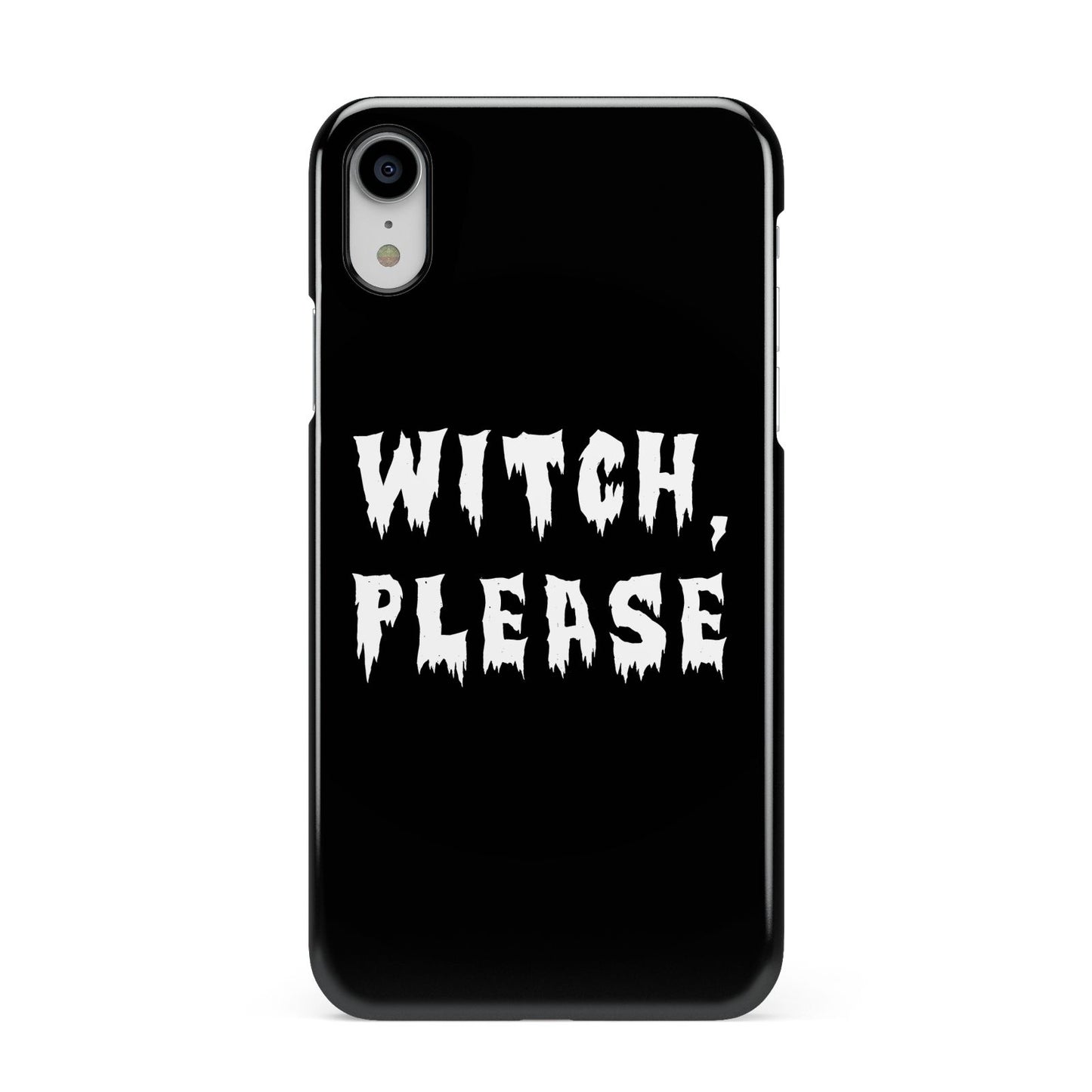 Witch Please Apple iPhone XR White 3D Snap Case