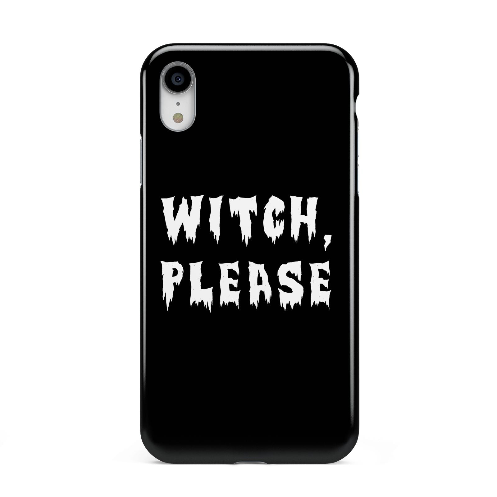 Witch Please Apple iPhone XR White 3D Tough Case