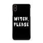 Witch Please Apple iPhone Xs Max 3D Snap Case
