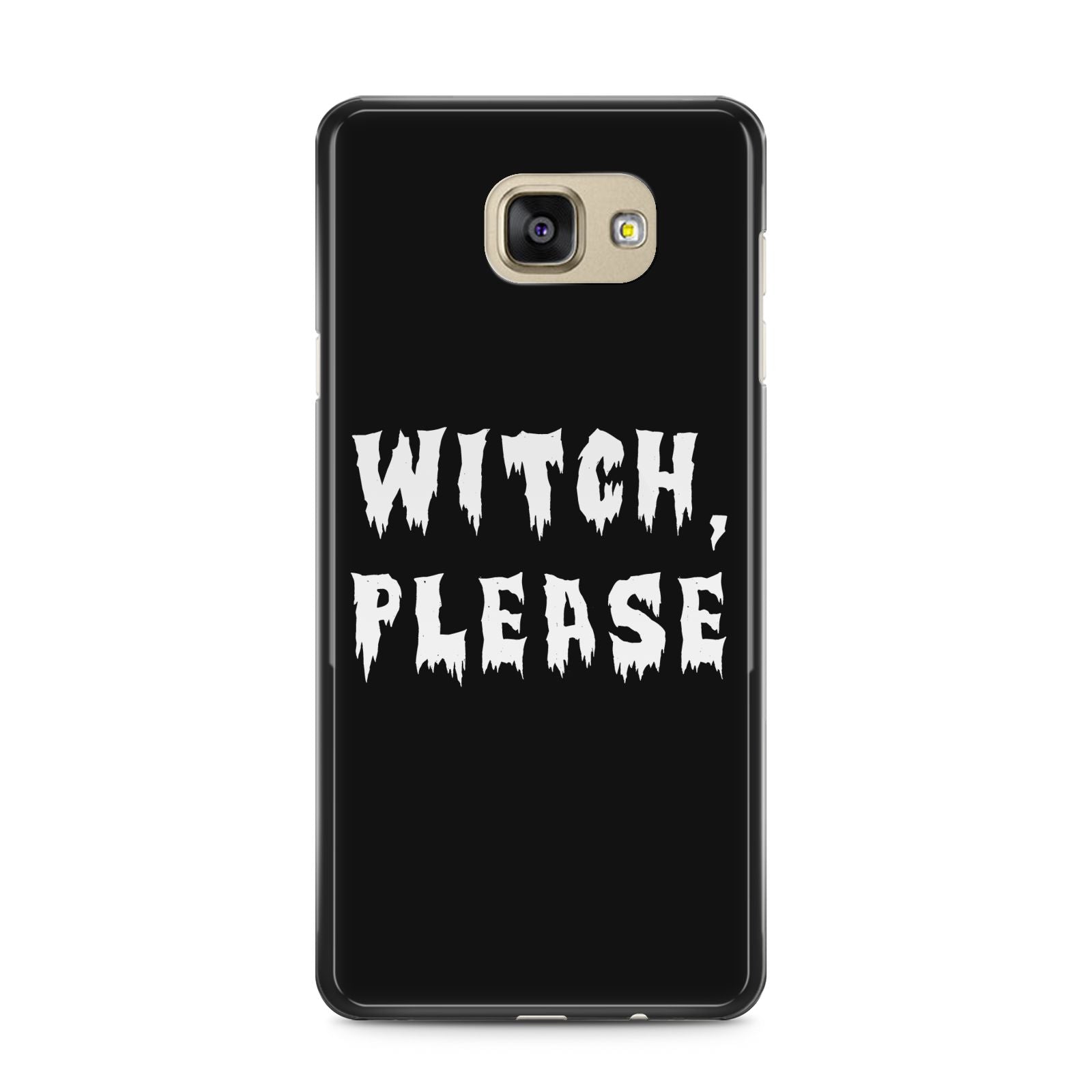 Witch Please Samsung Galaxy A5 2016 Case on gold phone