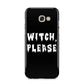 Witch Please Samsung Galaxy A5 2017 Case on gold phone