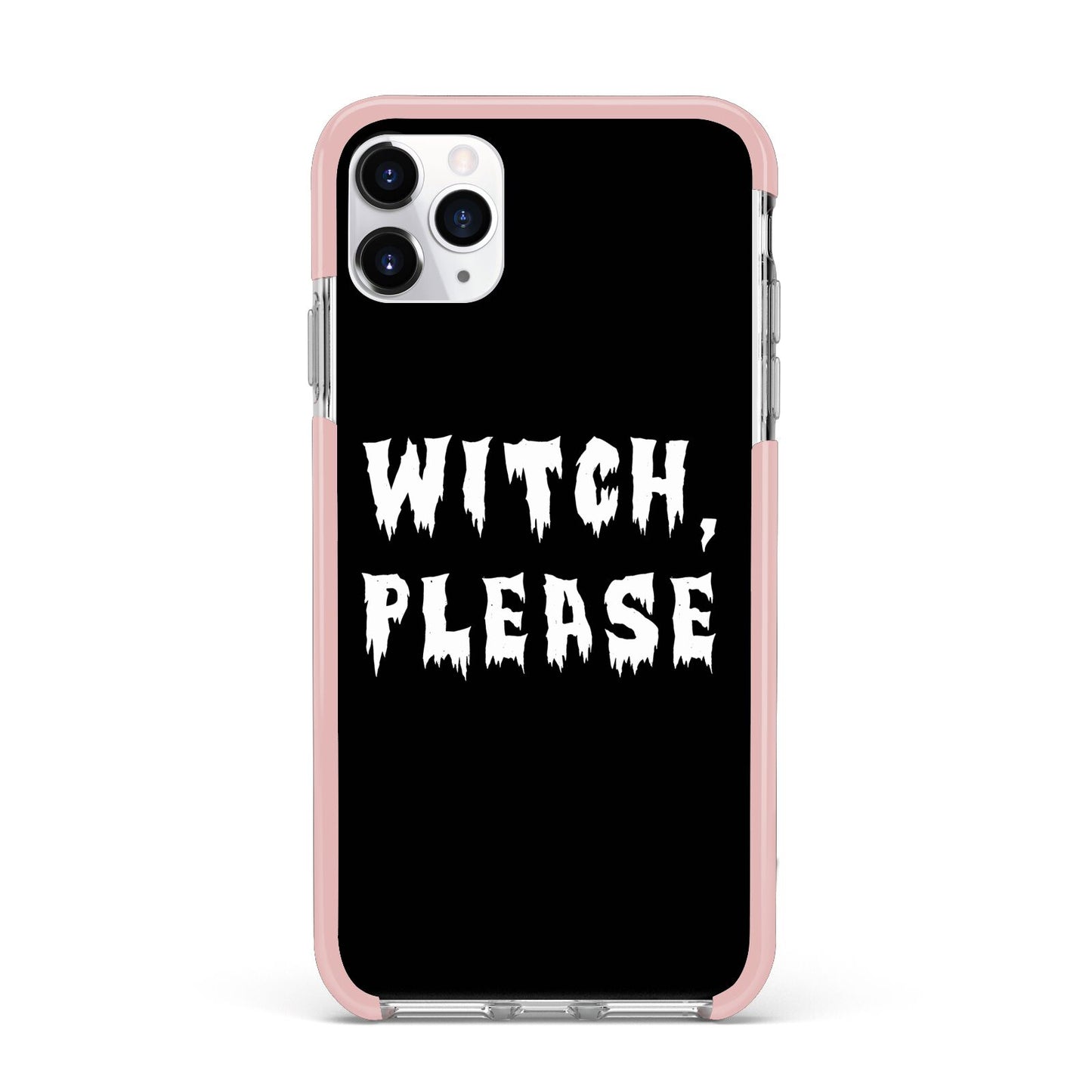 Witch Please iPhone 11 Pro Max Impact Pink Edge Case